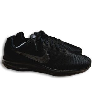 NIKE Downshifter 7 Athletic Running Shoes Black 852466-004 Women's Sz 11